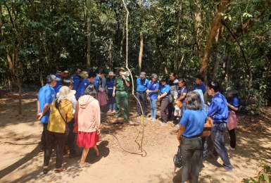 CHƯƠNG TRÌNH VỀ NGUỒN TẠI KHU DI TÍCH LỊCH SỬ  ĐỊA ĐẠO CỦ CHI